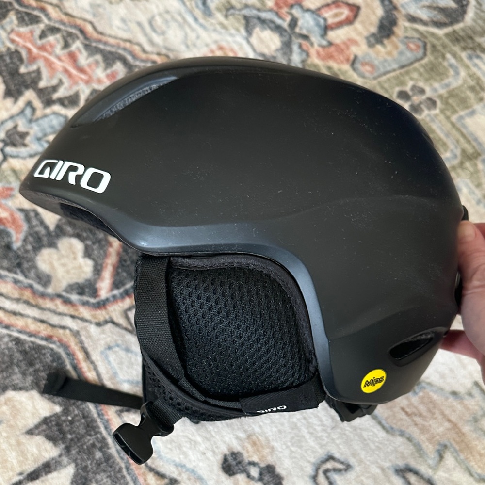 Giro Matte Black Snow Helmet